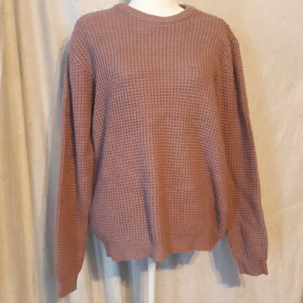 Forever 21 mens XL dark pink sweater*SUMMER DEAL*
